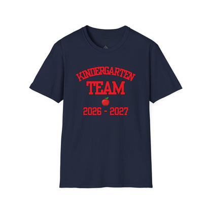 Kindergarten Team 2026–2027 Red Tee