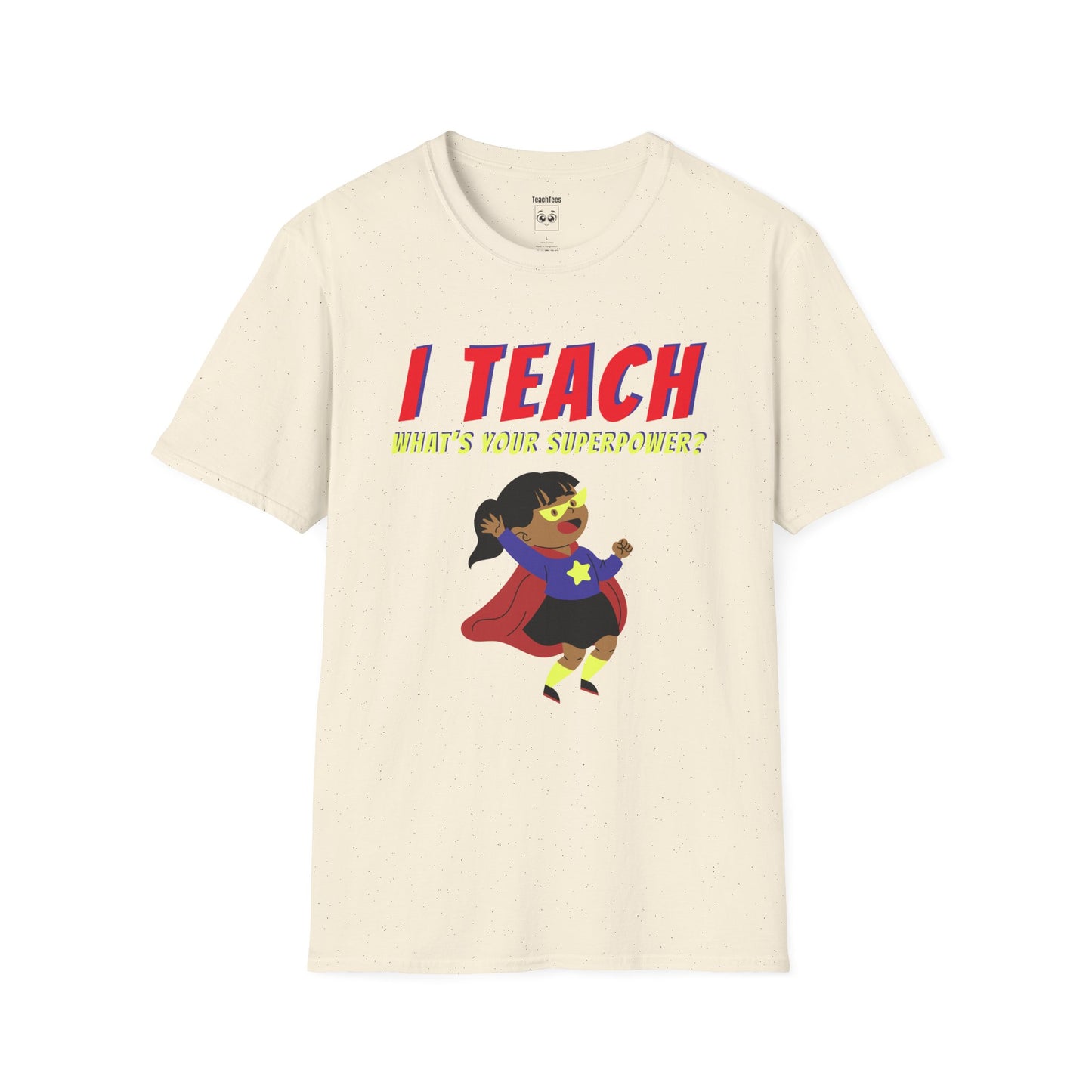 I Teach. What's Your Superpower? Black Hair Woman 2