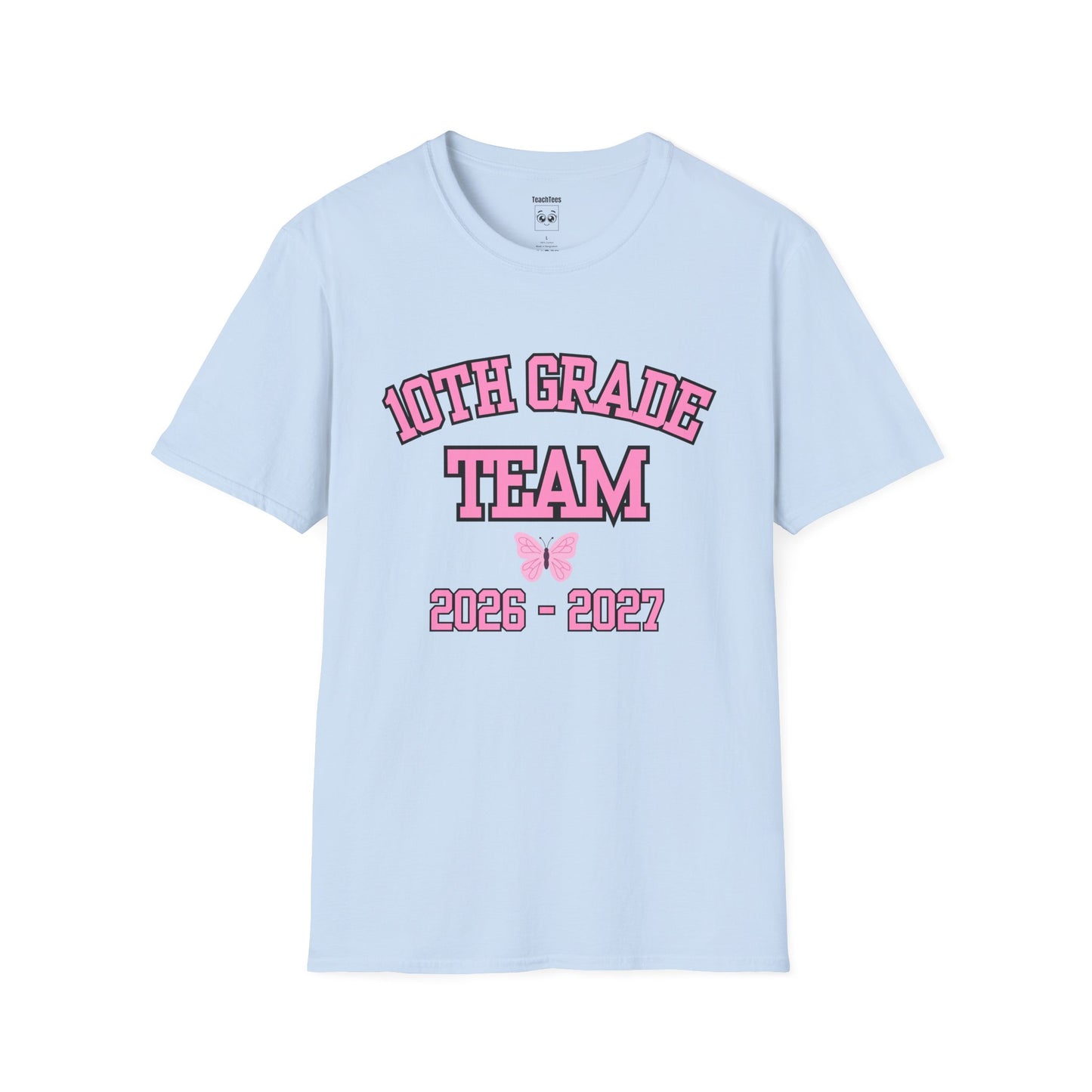 10th Grade Team 2026-2027 Pink Tee