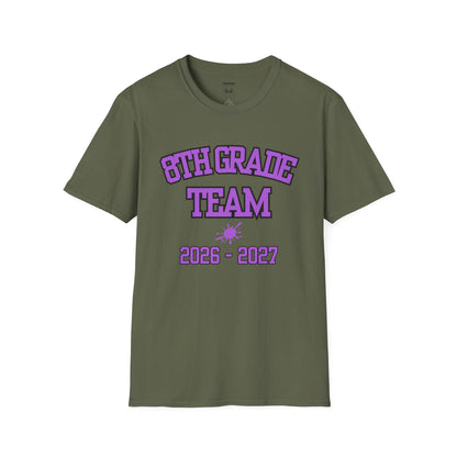 8th Grade Team 2026–2027 Purple Tee