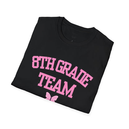 8th Grade Team 2026-2027 Pink Tee