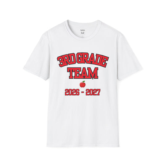 3rd Grade Team 2026–2027 Red Tee