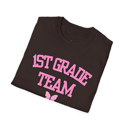 1st Grade Team 2026-2027 Pink Tee