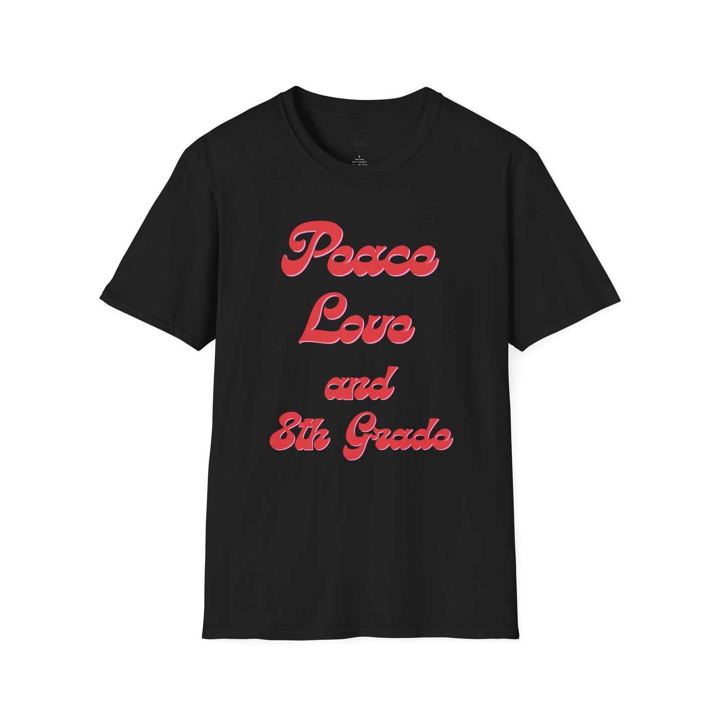 8th Grade Peace Love T-Shirt