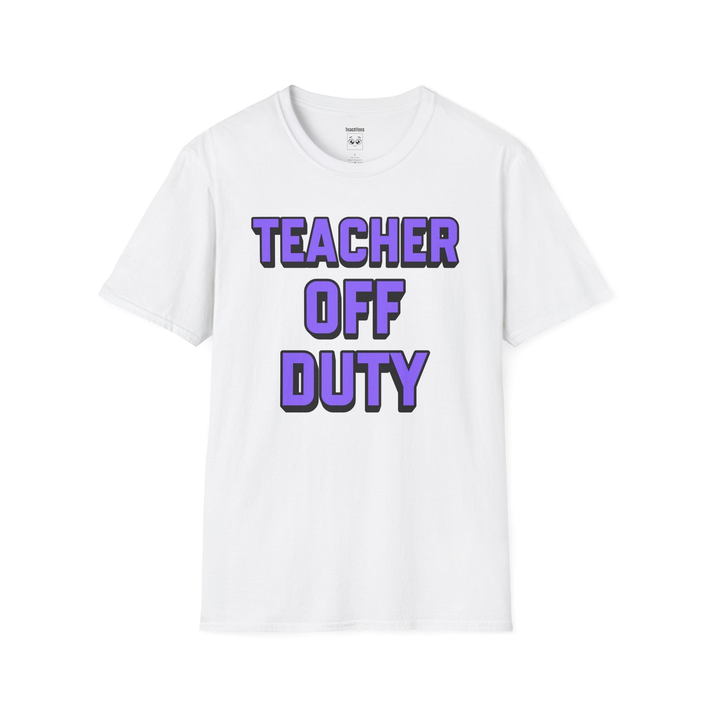 Teacher Off Duty Purple Tee