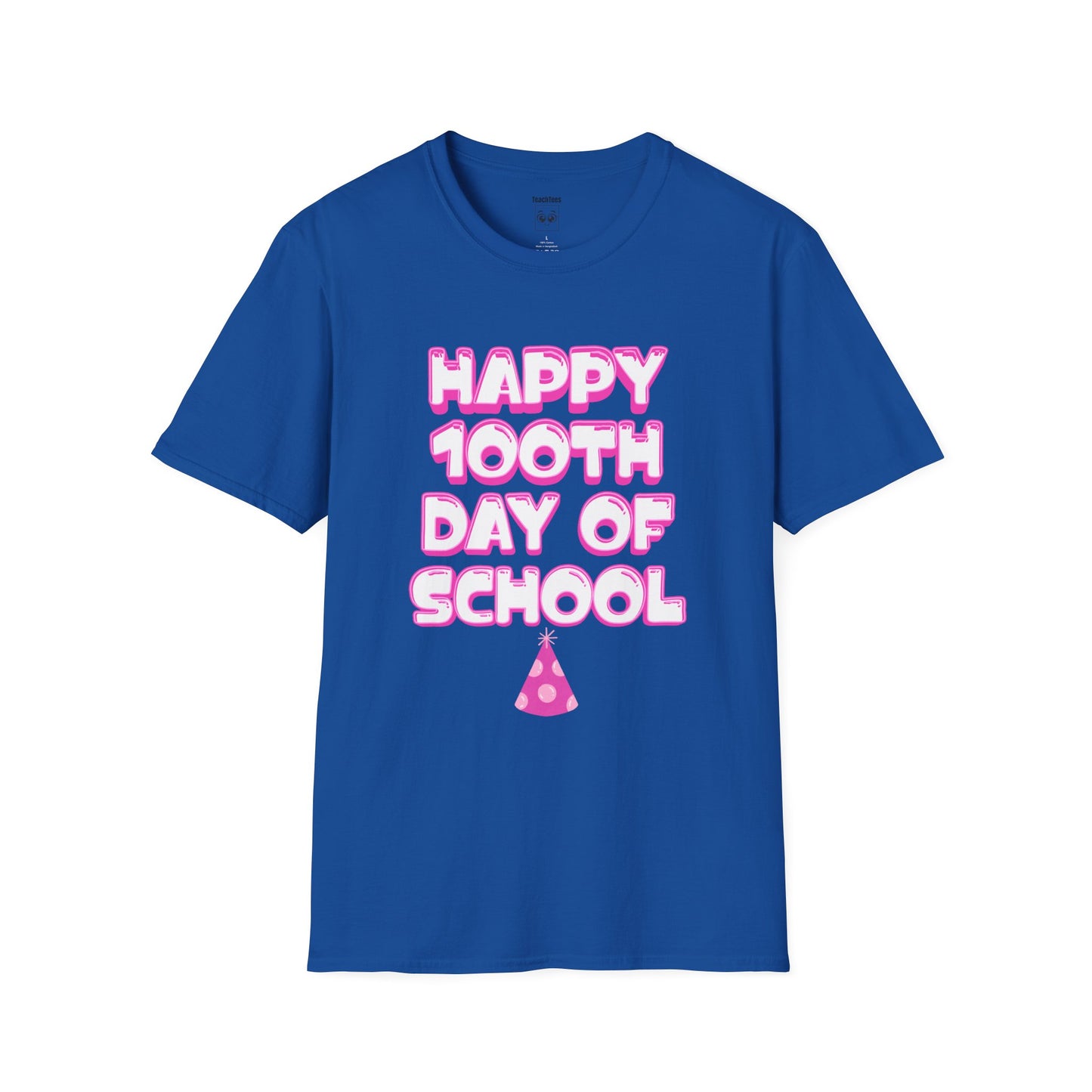 100th Day of School Pink Tee