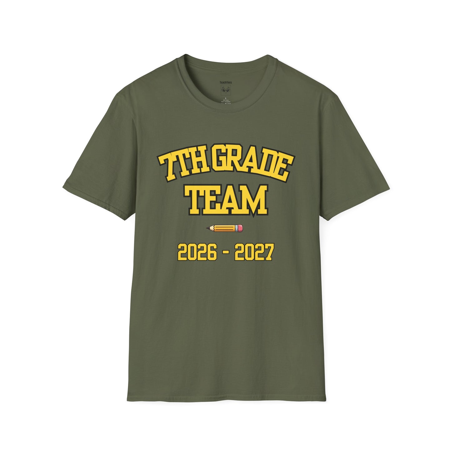 7th Grade Team 2026–2027 Yellow Tee