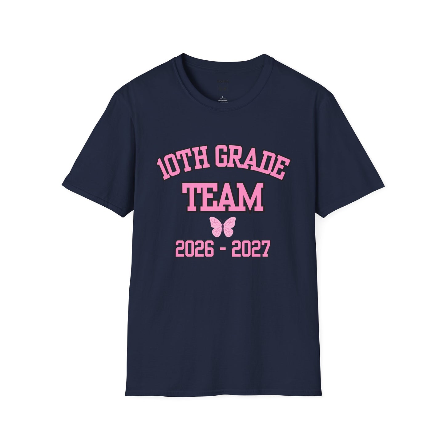 10th Grade Team 2026-2027 Pink Tee