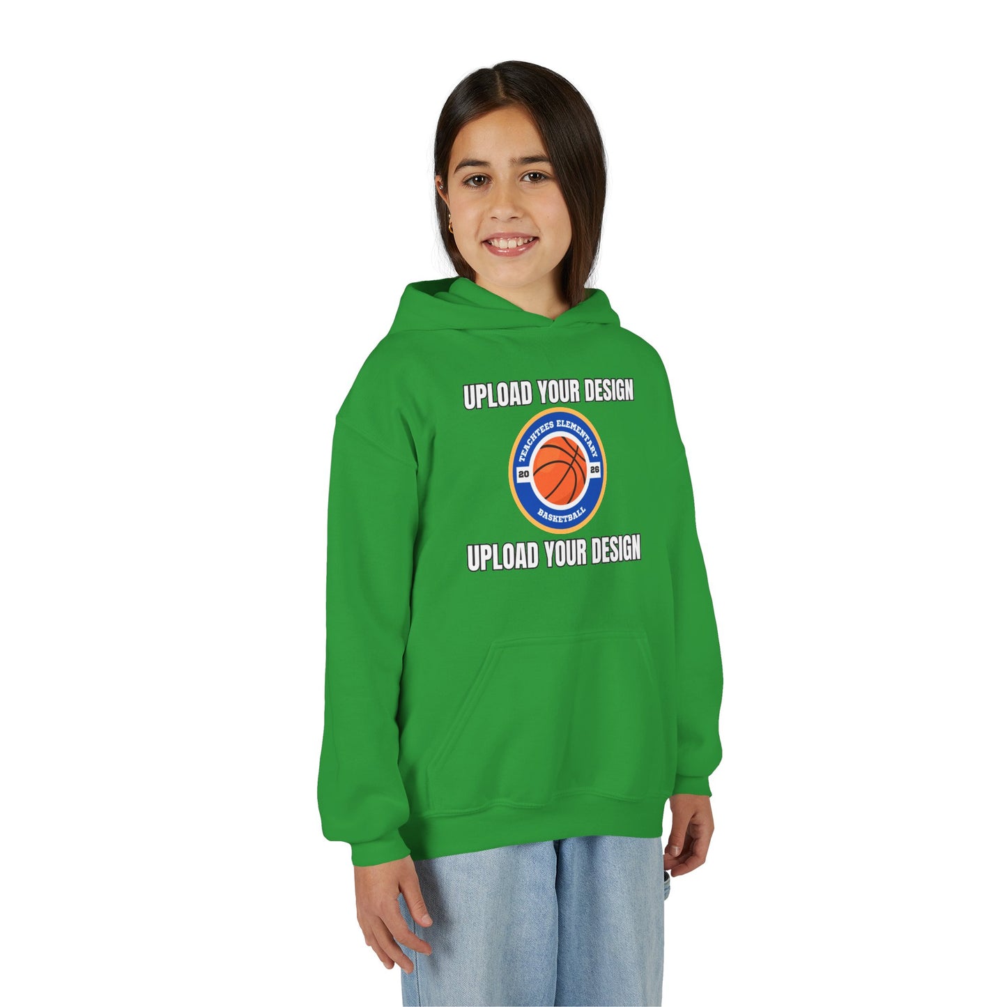 Customizable Youth Pullover Hoodie