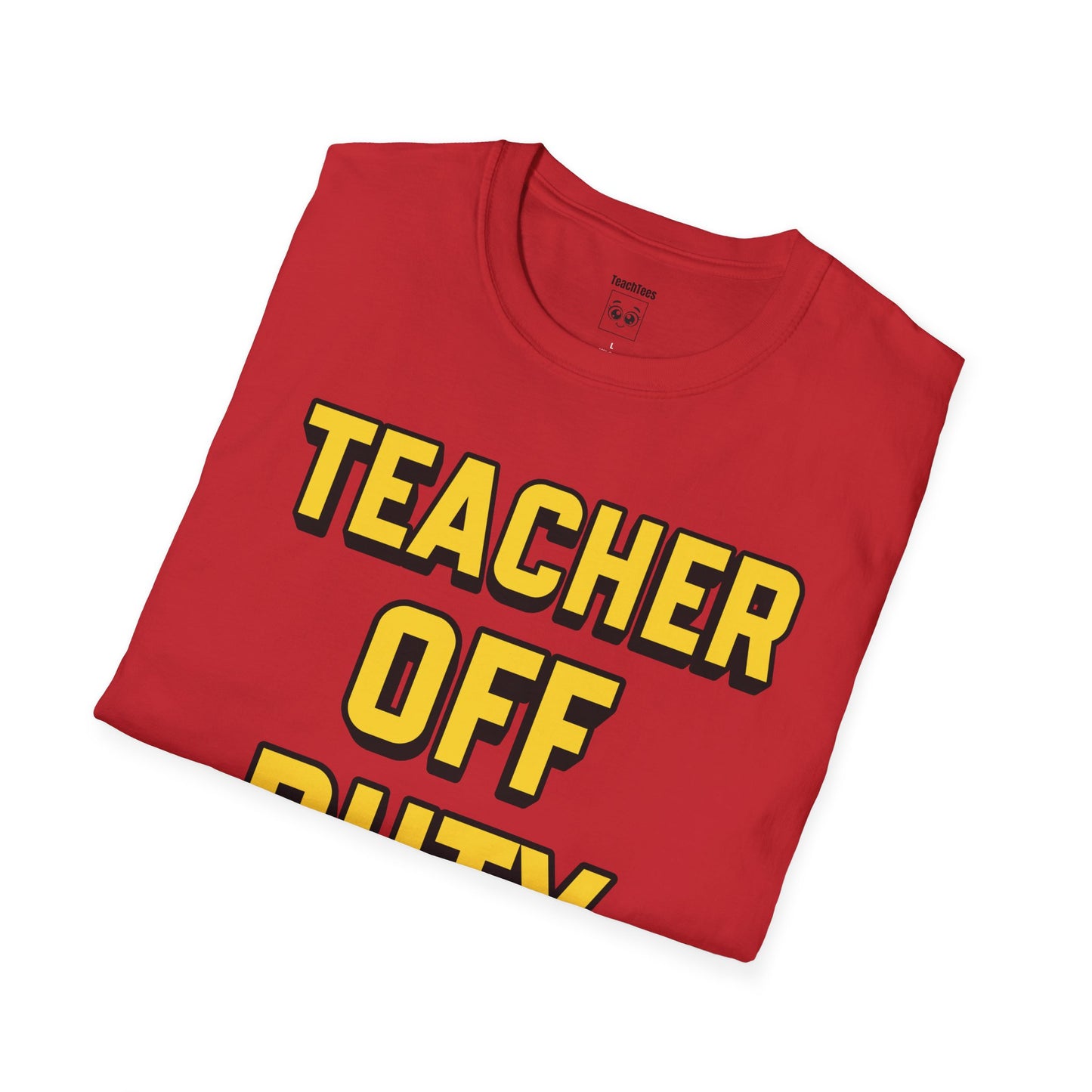 Teacher Off Duty Yellow Tee