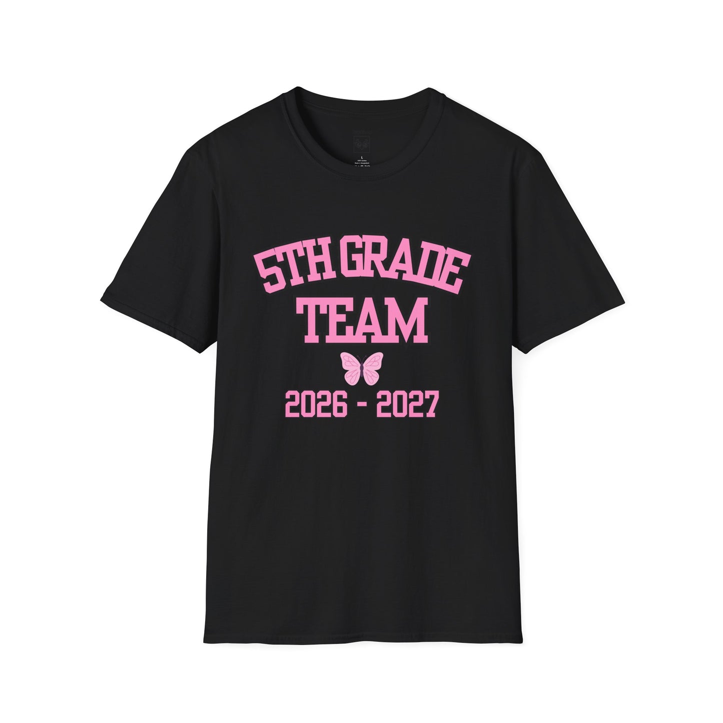 5th Grade Team 2026–2027 Pink Tee