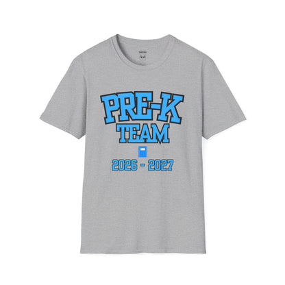 Pre-K Team 2026–2027 Blue Tee