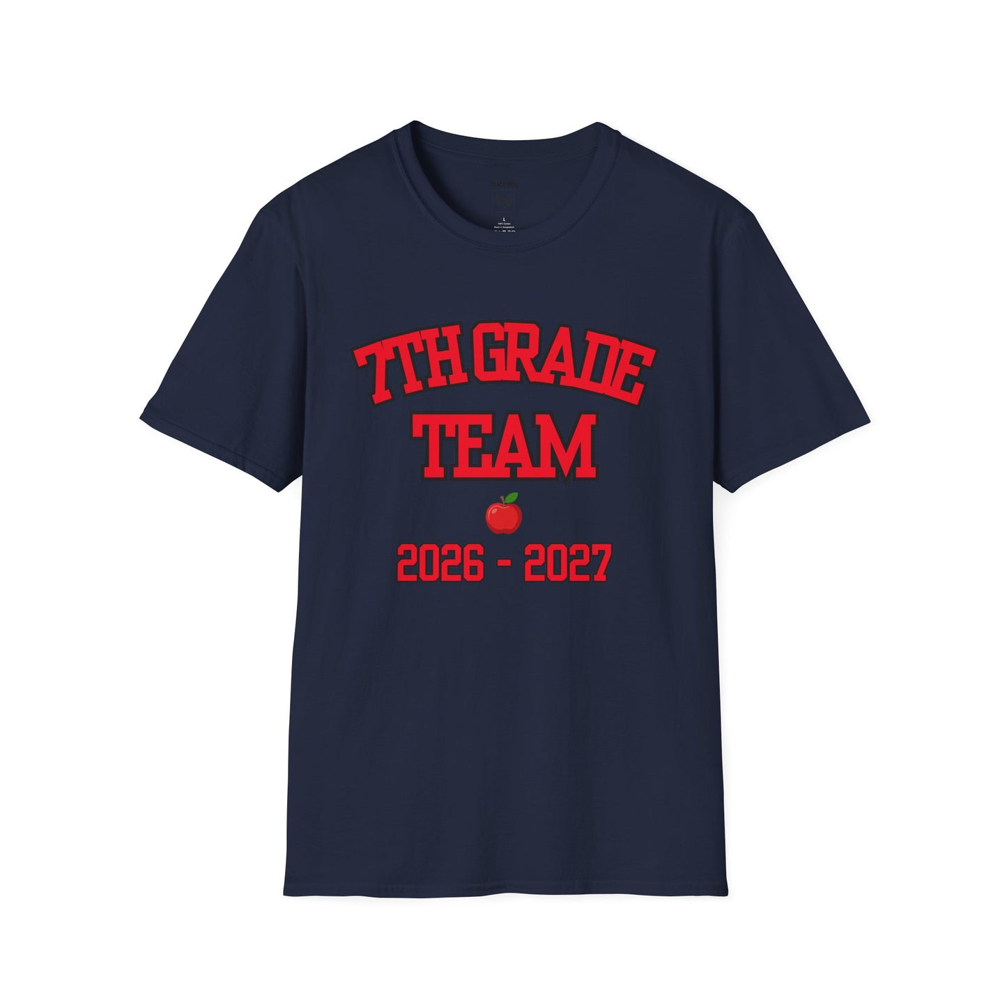 7th Grade Team 2026–2027 Red Tee