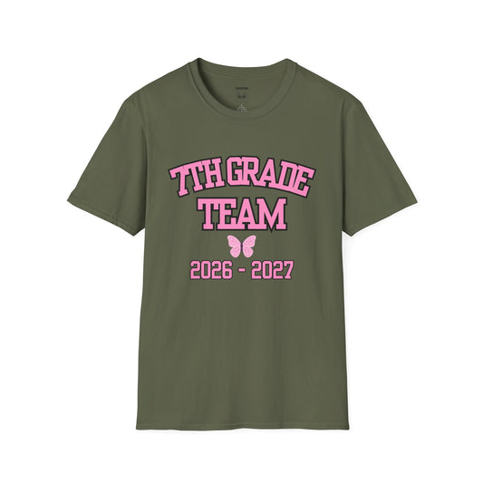 7th Grade Team 2026–2027 Pink Tee