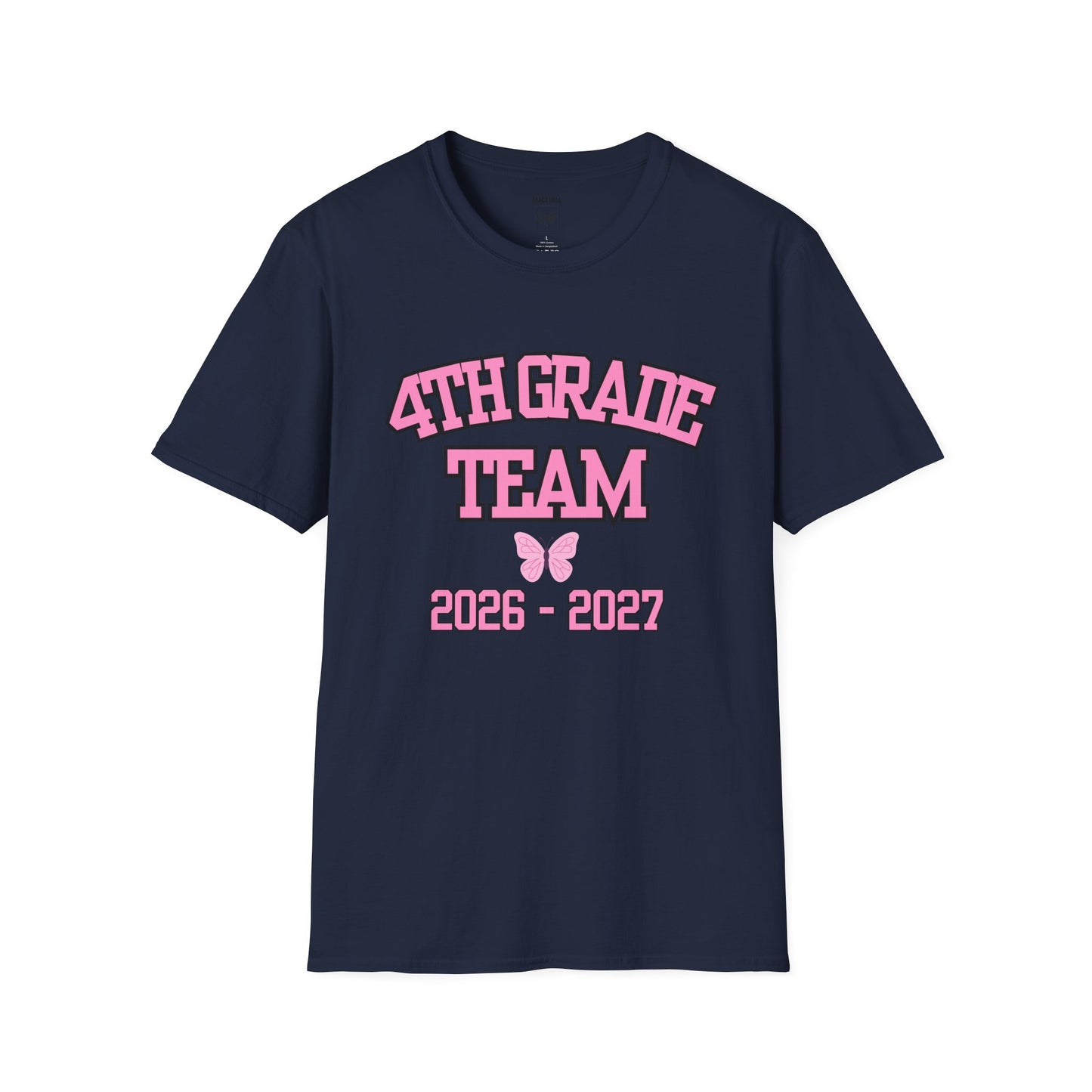 4th Grade Team 2026–2027 Pink Tee