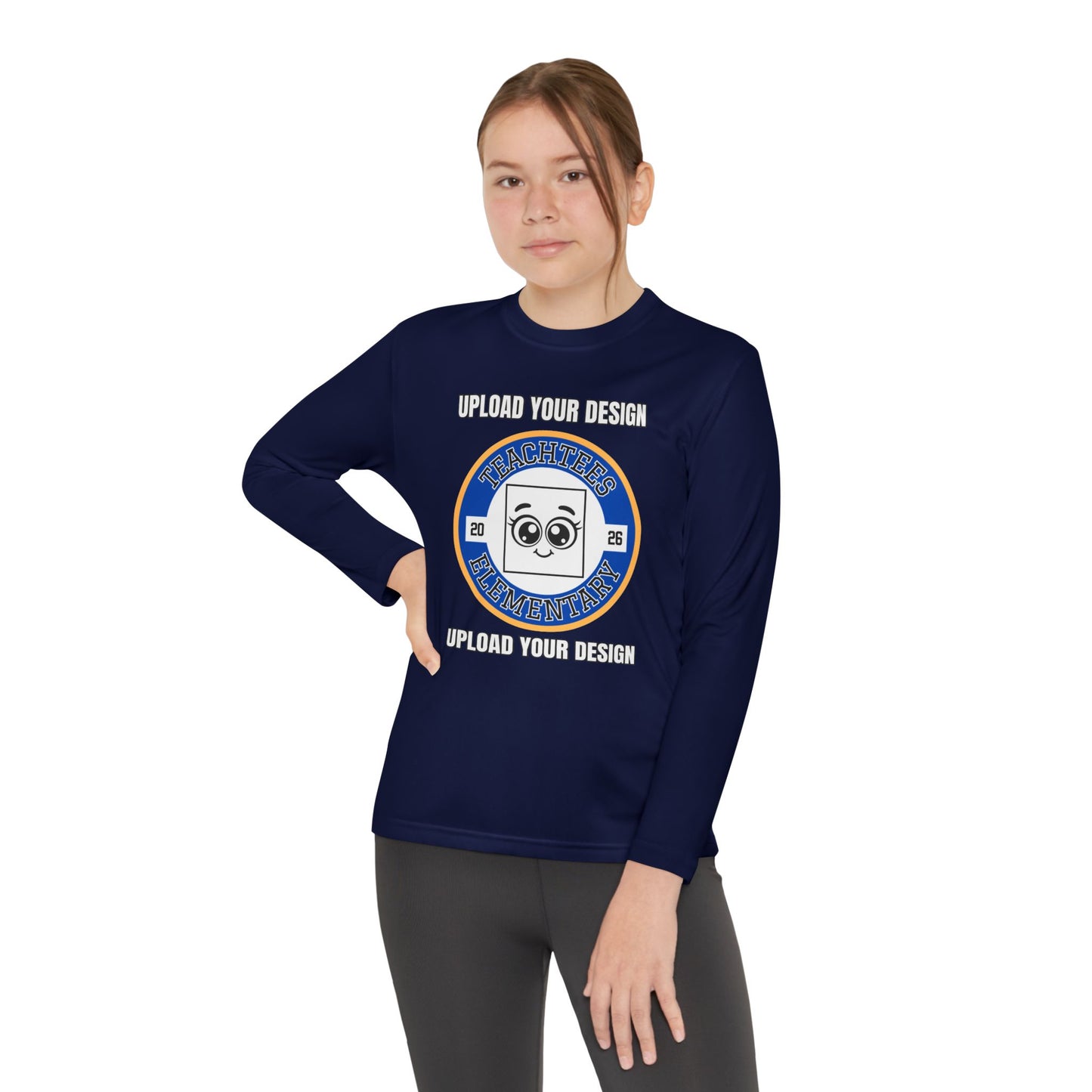Customizable Long Sleeve Youth Tee