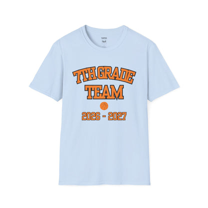 7th Grade Team 2026–2027 Orange Tee