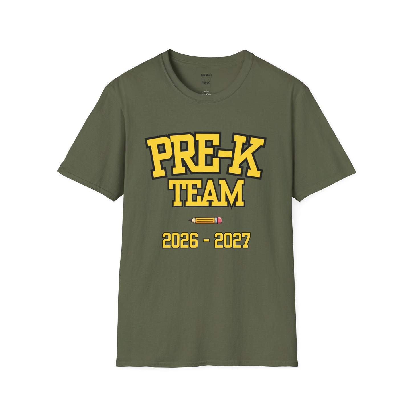 Pre-K Team 2026–2027 Yellow Tee