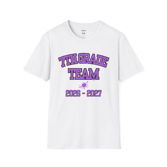7th Grade Team 2026-2027 Purple Tee
