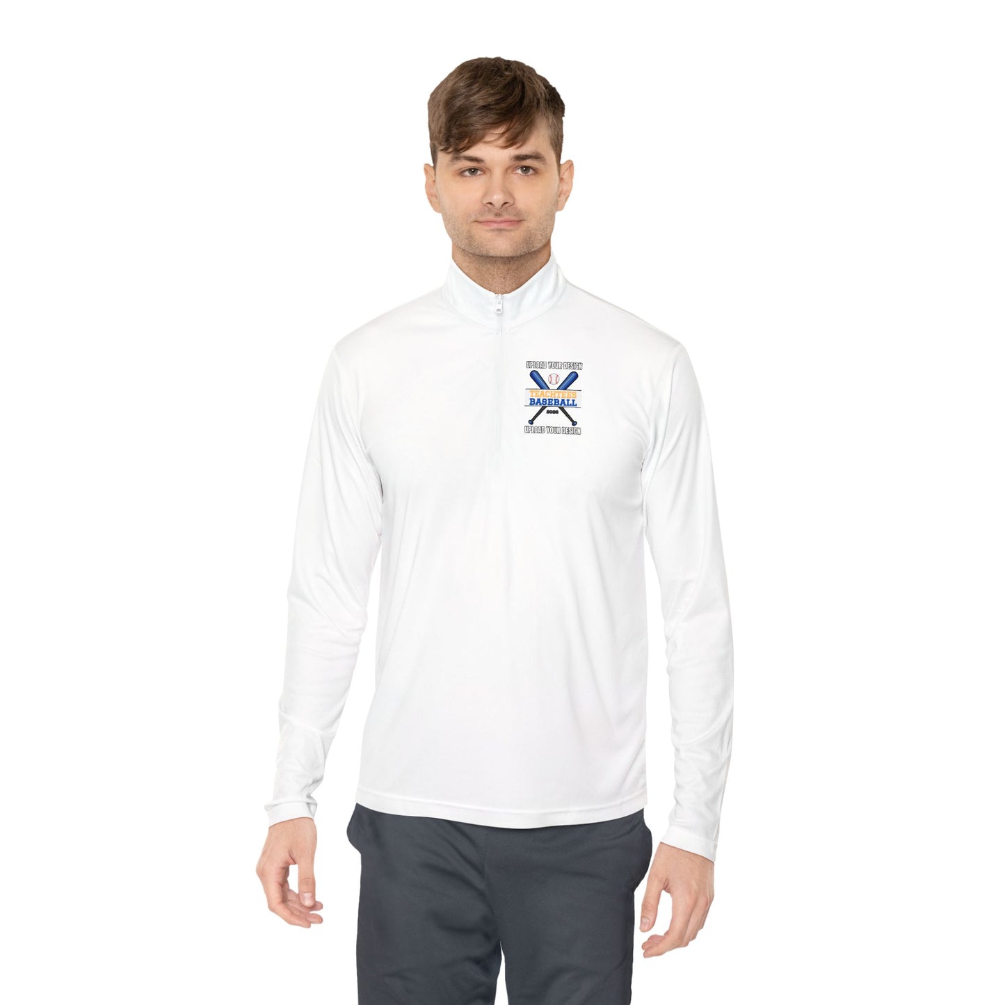 Customizable Adult Quarter-Zip Pullover