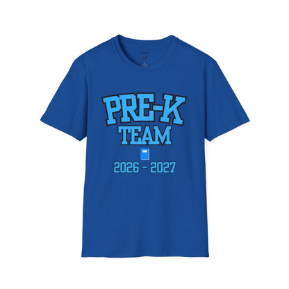 Pre-K Team 2026–2027 Blue Tee
