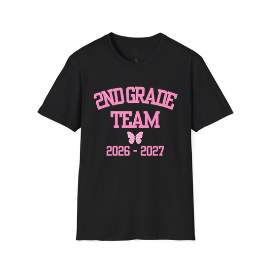 2nd Grade Team 2026–2027 Pink Tee