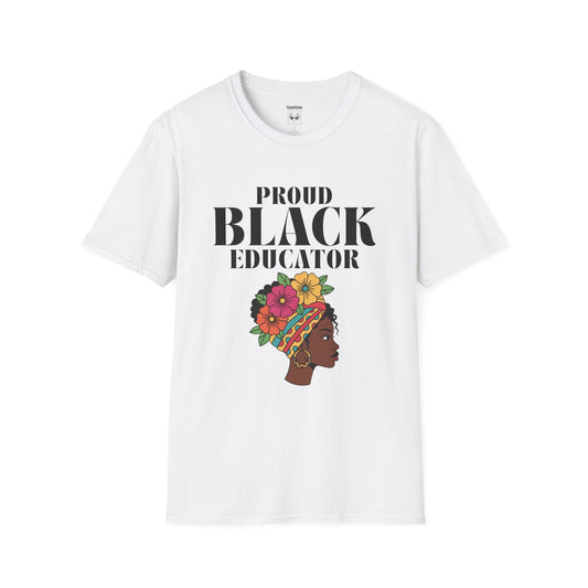 Proud Black Educator Light Tee 1
