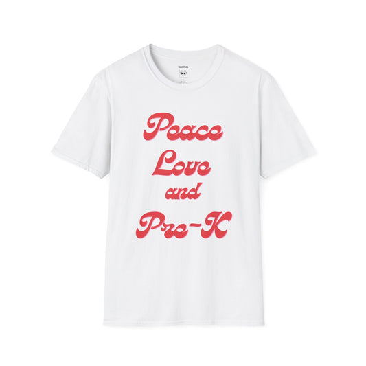 Peace Love and Pre-K Tee