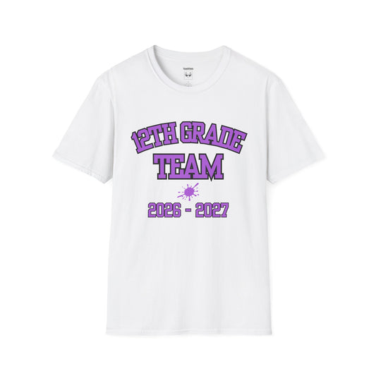 12th Grade Team 2026–2027 Purple Tee