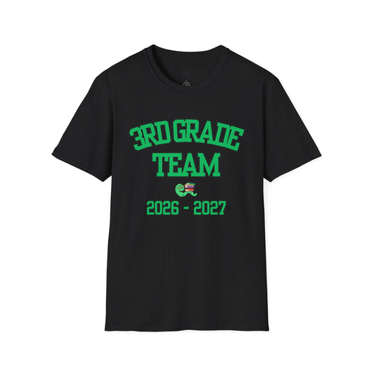 3rd Grade Team 2026-2027 Green Tee
