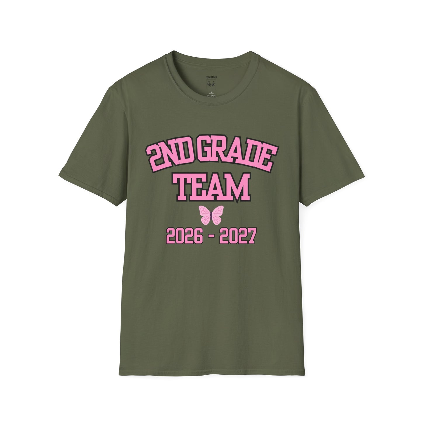 2nd Grade Team 2026–2027 Pink Tee