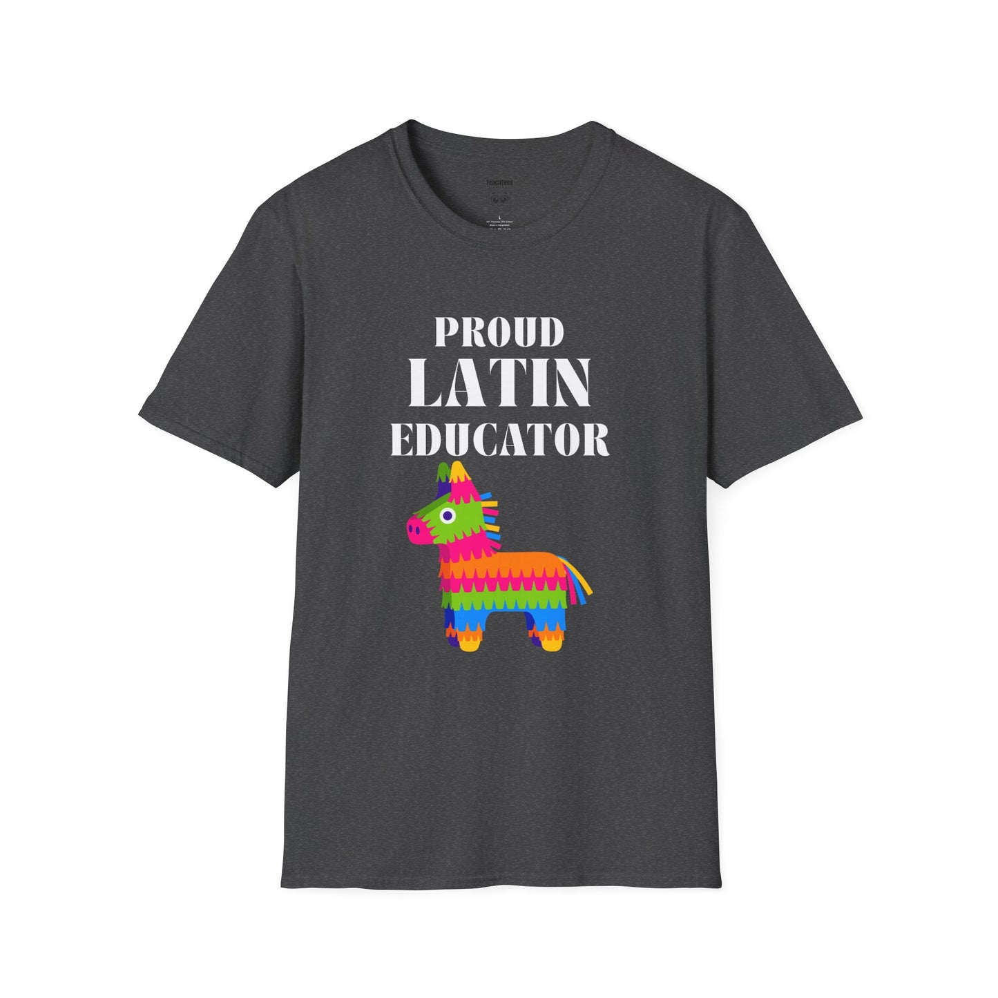 Proud Latin Educator Dark Tee 2