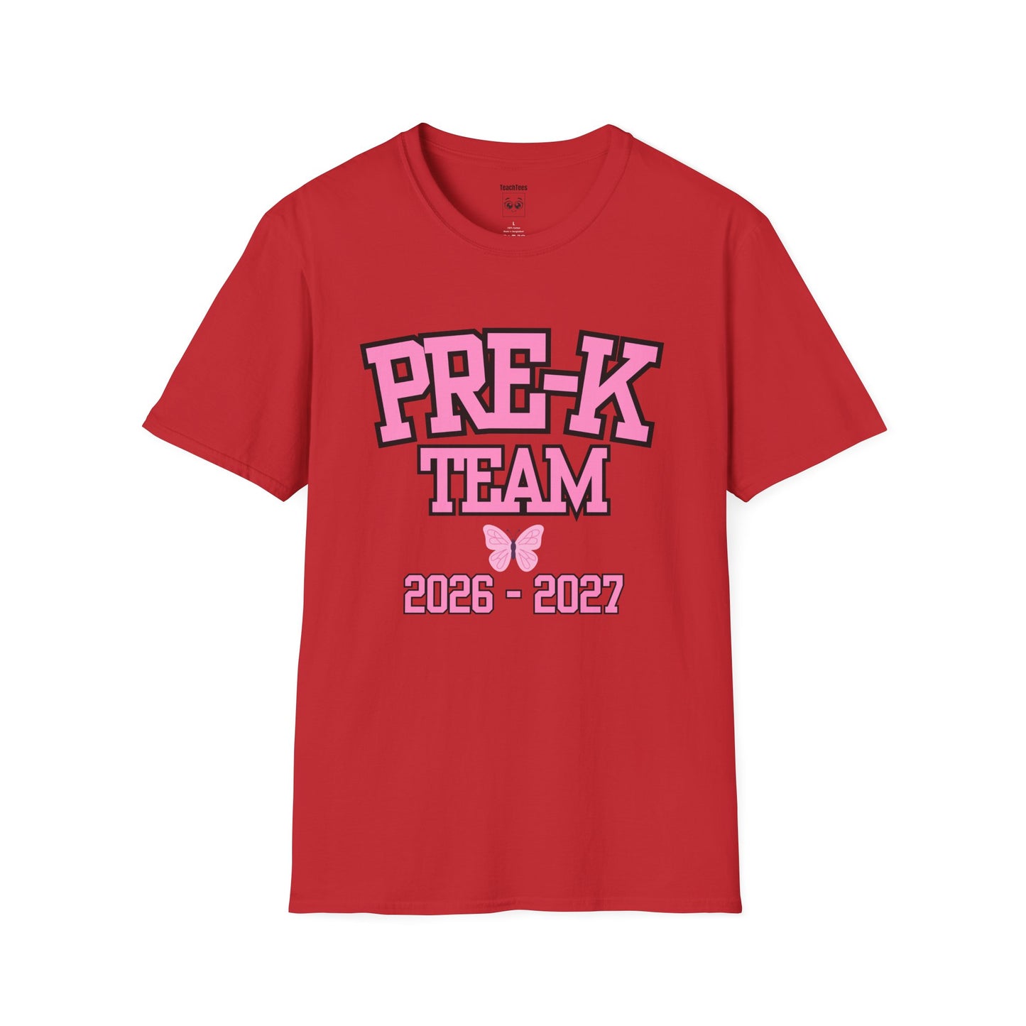 Pre-K Team 2026–2027 Pink Tee