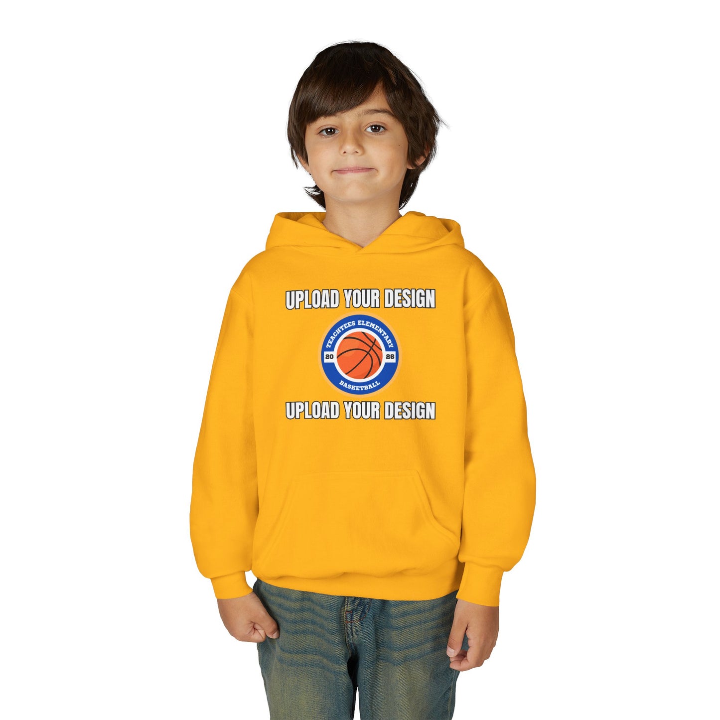 Customizable Youth Pullover Hoodie