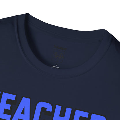 Teacher Off Duty Blue Tee
