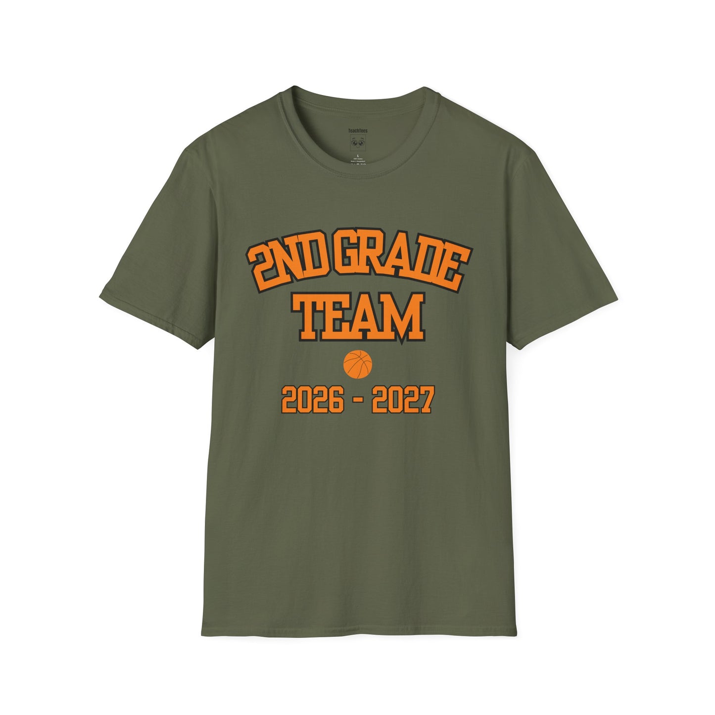 2nd Grade Team 2026-2027 Orange Tee