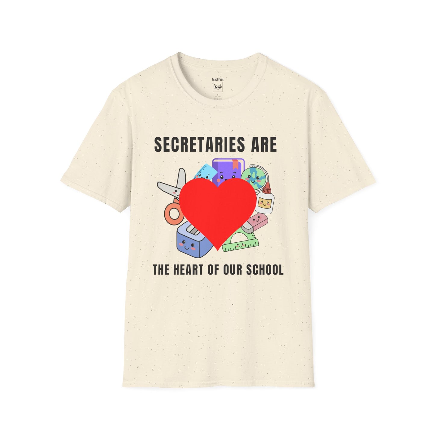 Secretary Appreciation Heart Tee