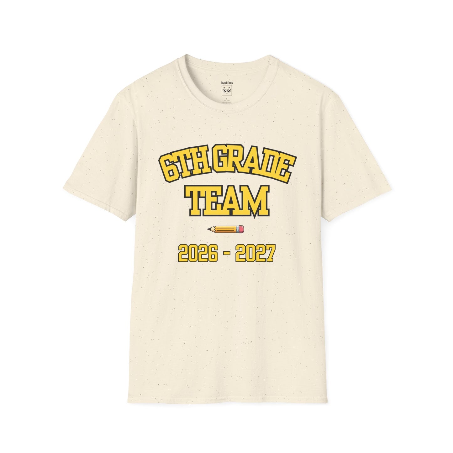 6th Grade Team 2026–2027 Yellow Tee