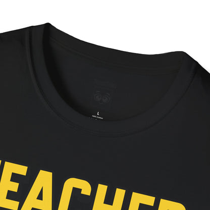 Teacher Off Duty Yellow Tee