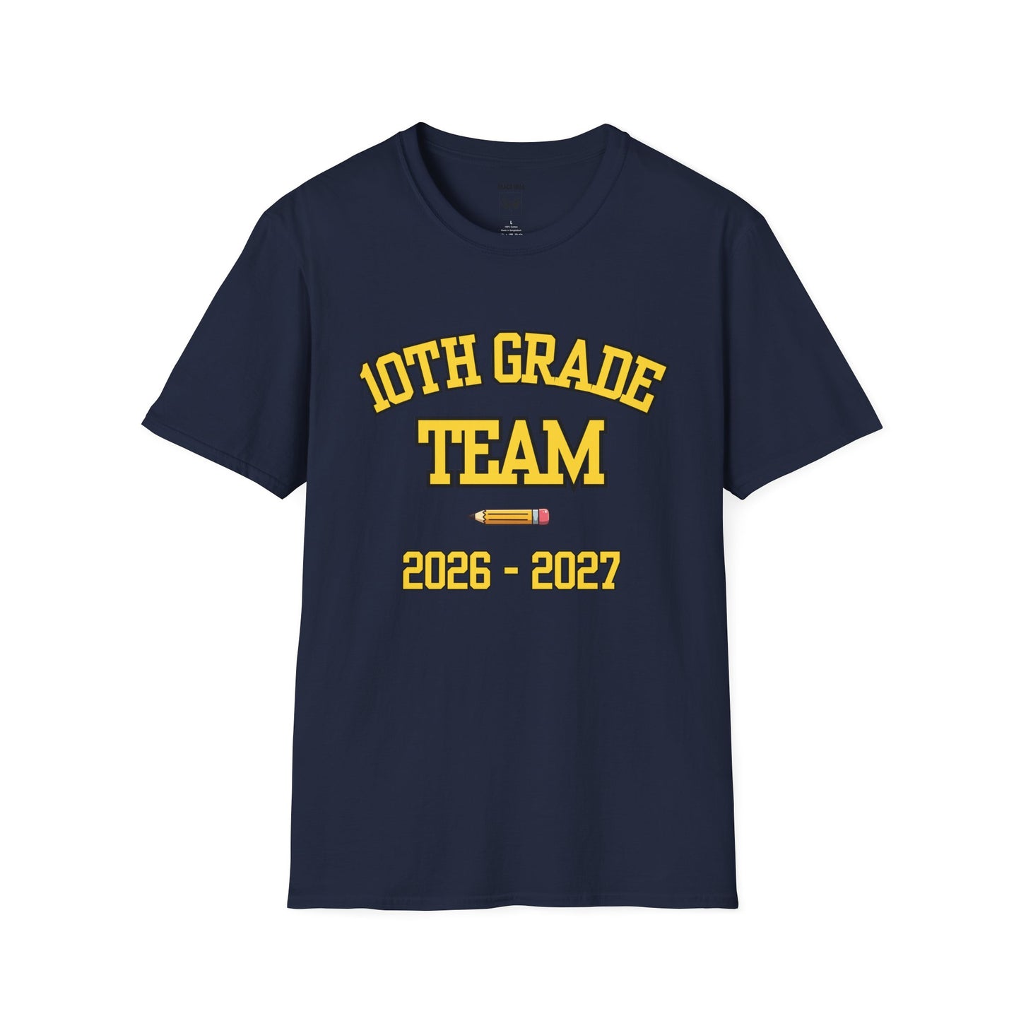 10th Grade Team 2026-2027 Yellow Tee