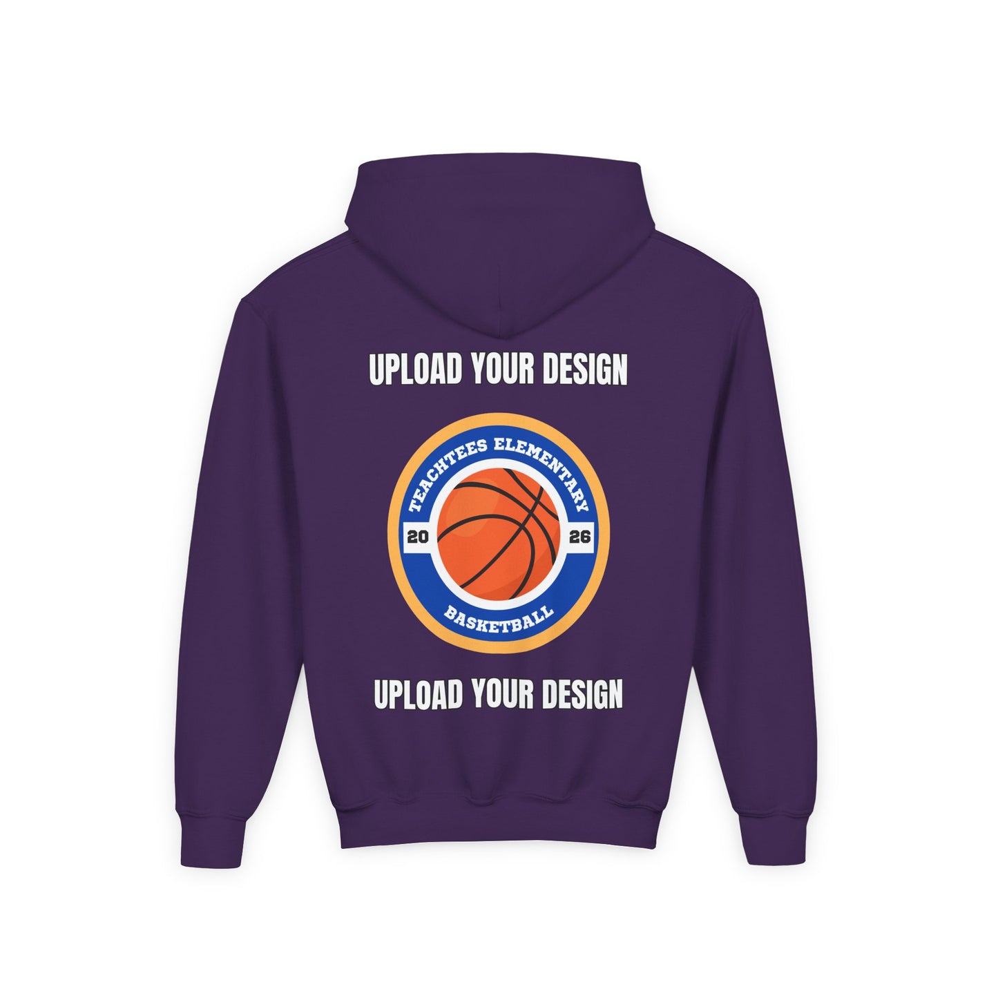 Customizable Youth Pullover Hoodie