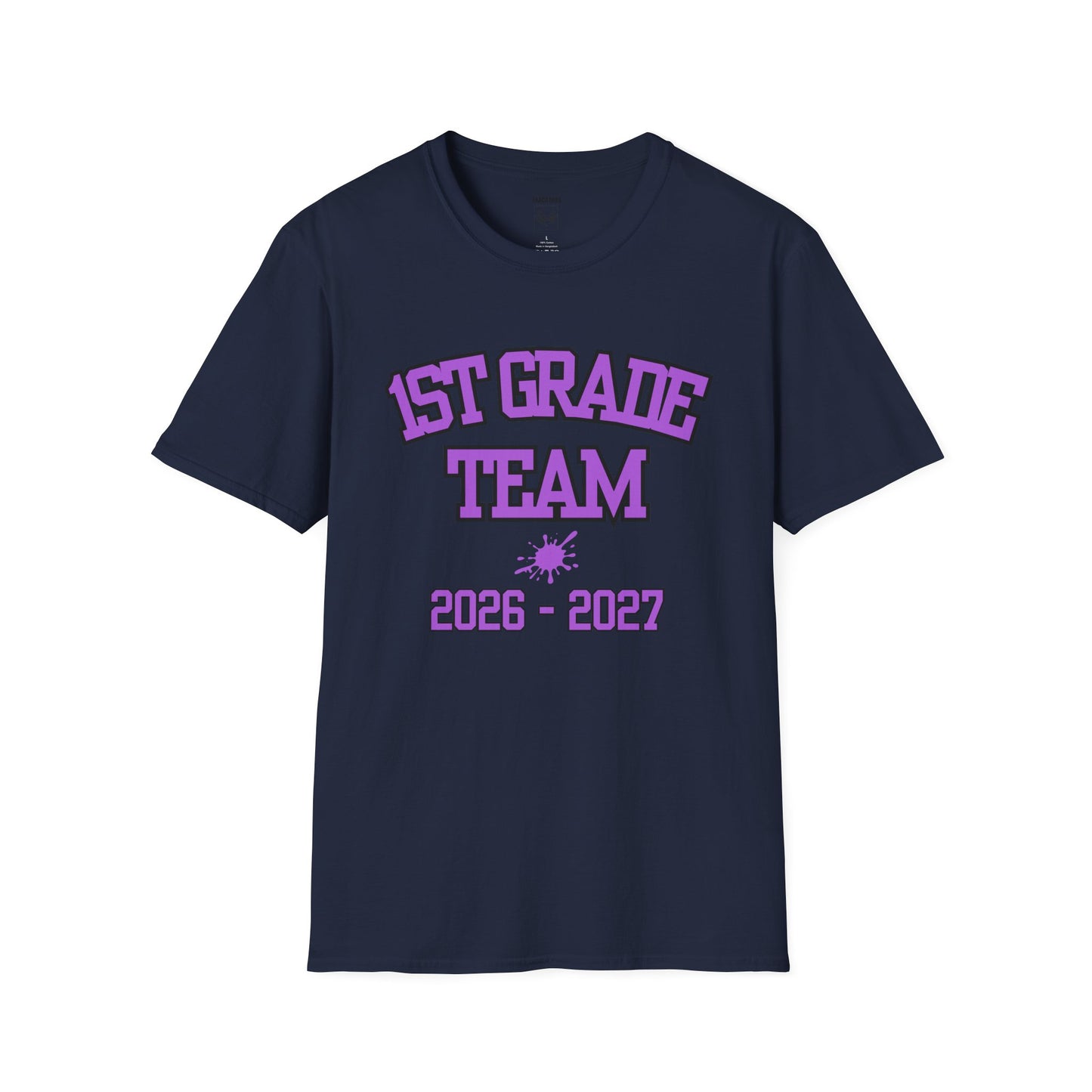 1st Grade Team  2026-2027 Purple Tee