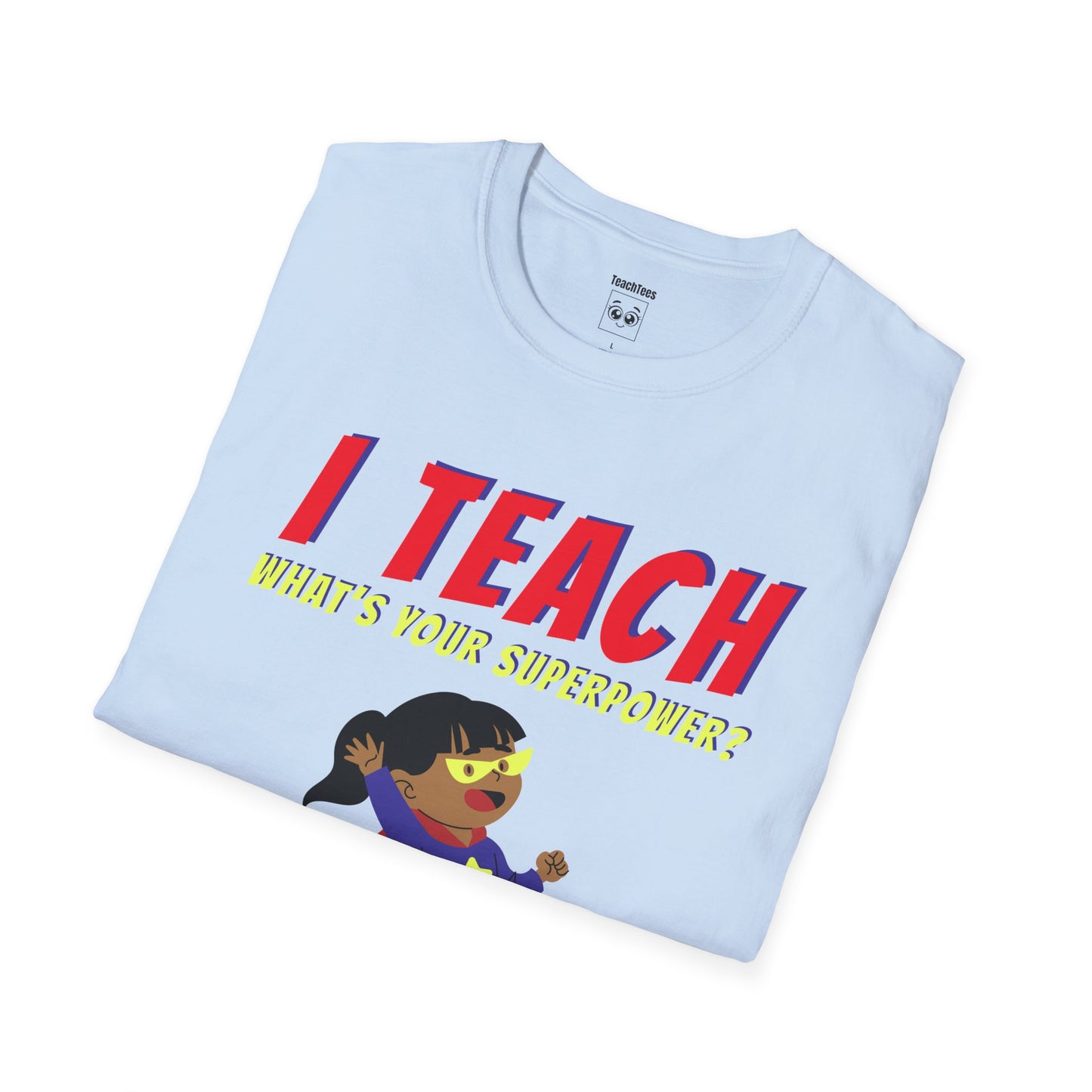 I Teach. What's Your Superpower? Black Hair Woman 2