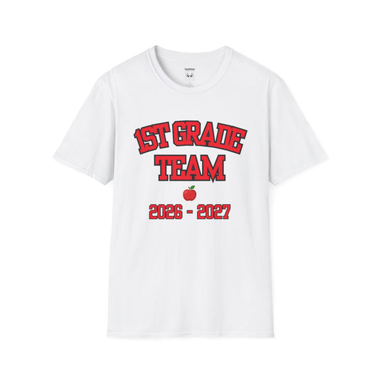 1st Grade Team 2026–2027 Red Tee
