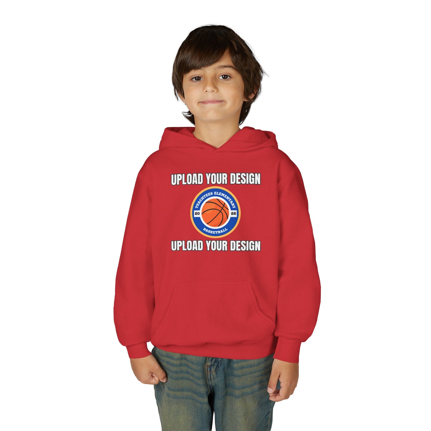 Customizable Youth Pullover Hoodie
