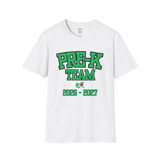 Pre-K Team 2026-2027 Green Tee