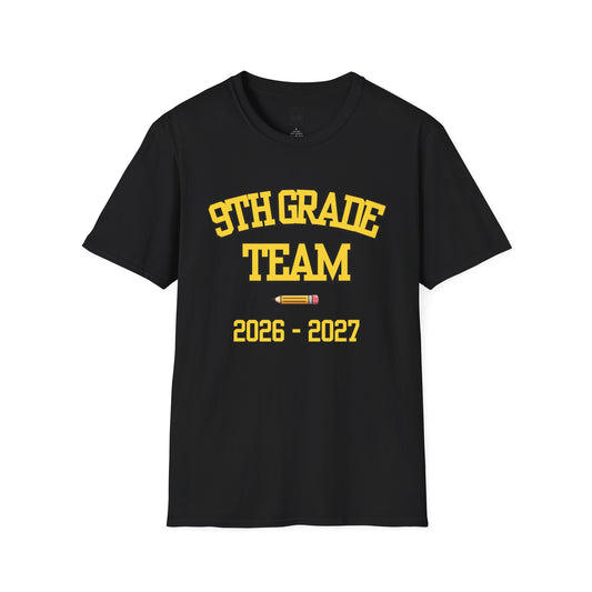9th Grade Team 2026–2027 Yellow Tee