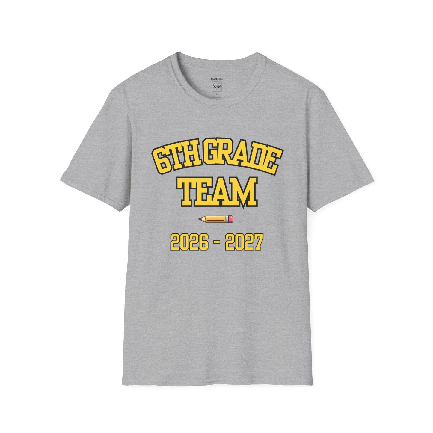 6th Grade Team 2026–2027 Yellow Tee