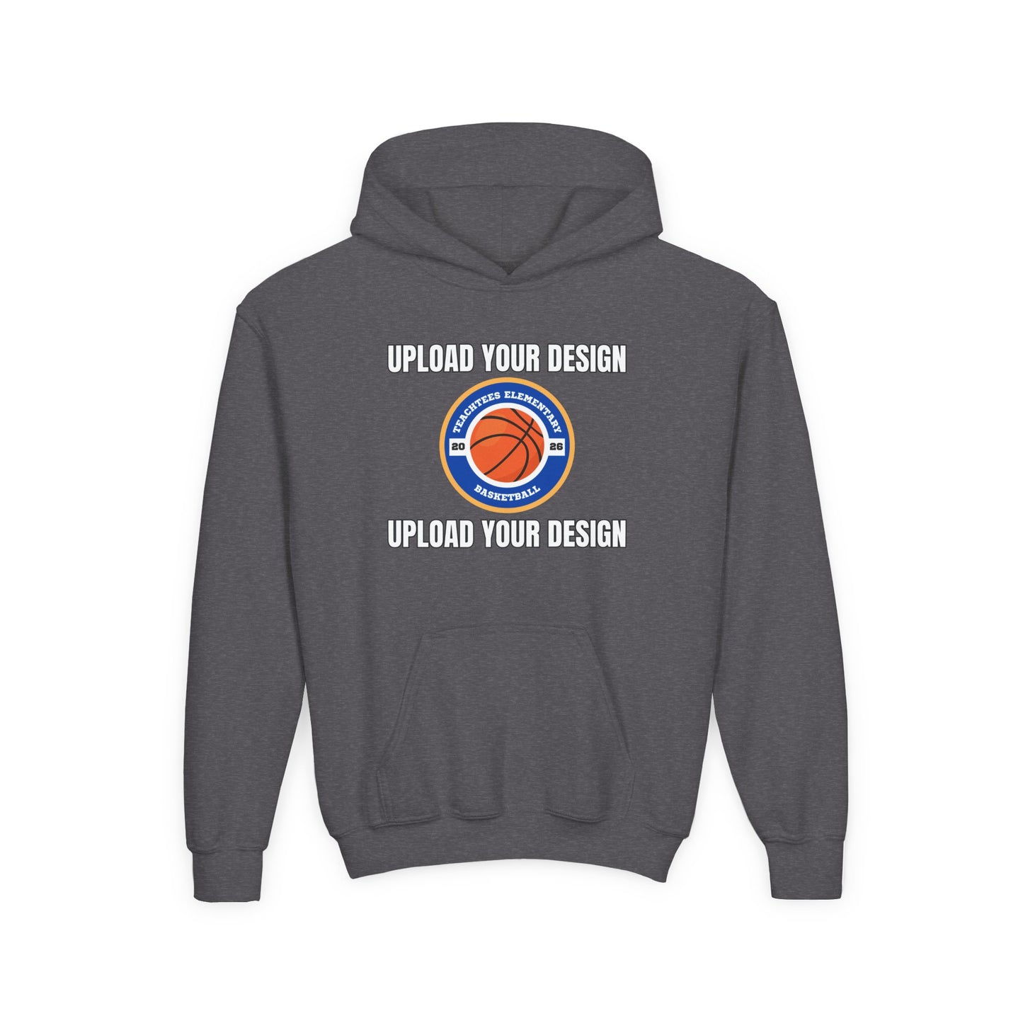 Customizable Youth Pullover Hoodie