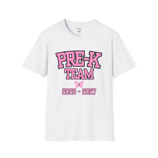 Pre-K Team 2026–2027 Pink Tee